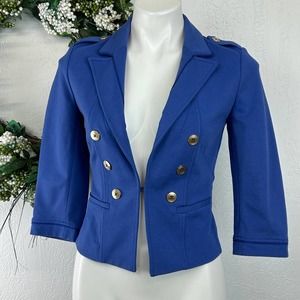 White House Black Market Cropped blazer